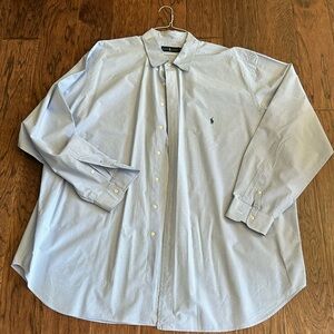 🏇Ralph Lauren 3XL Tall button down